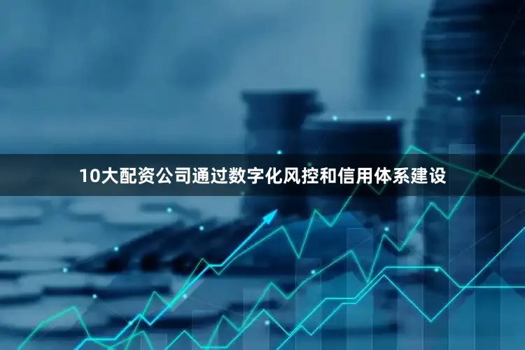 10大配资公司通过数字化风控和信用体系建设