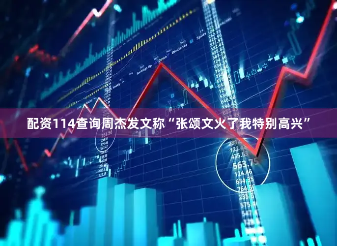 配资114查询周杰发文称“张颂文火了我特别高兴”